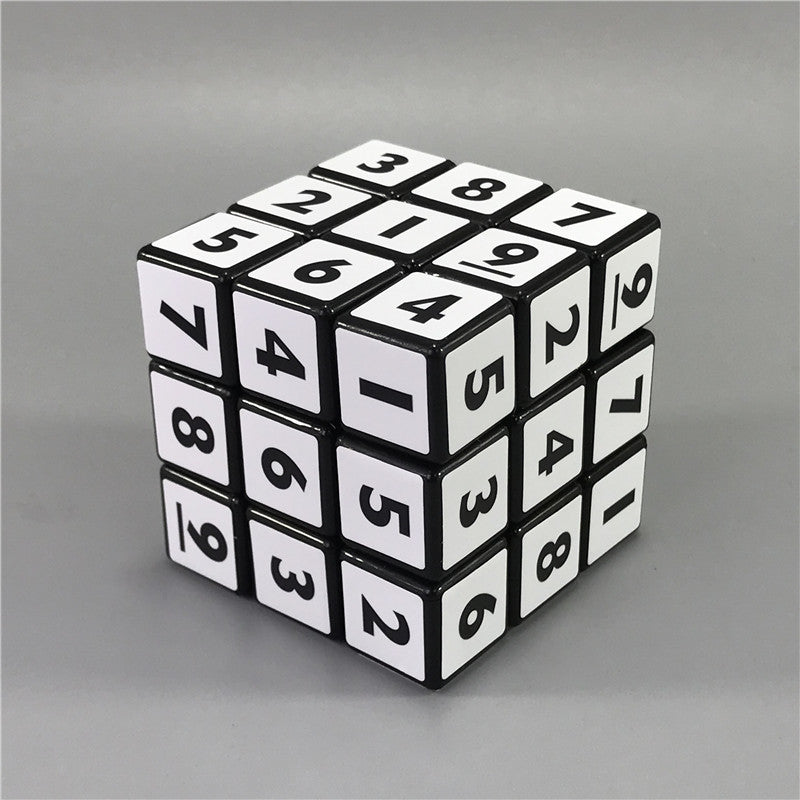 Three-order Black and White Rubik's Cube