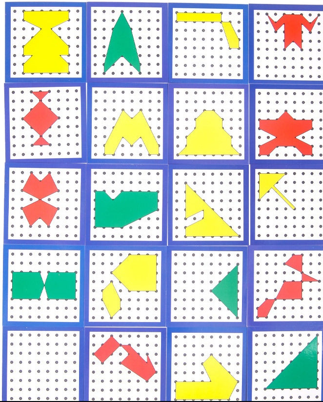 Montessori pin-draw board