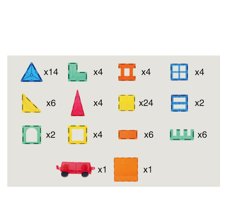 Transparent Building Blocks Toy