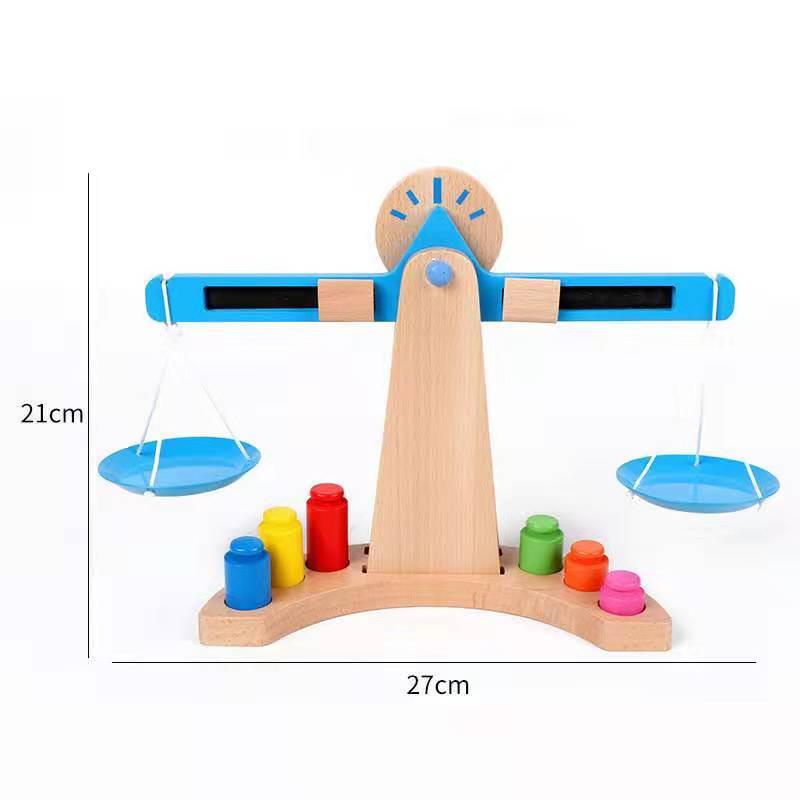 Wooden Balance Scale