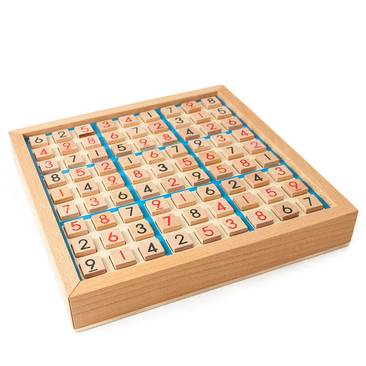 Sudoku Chess Beech table game