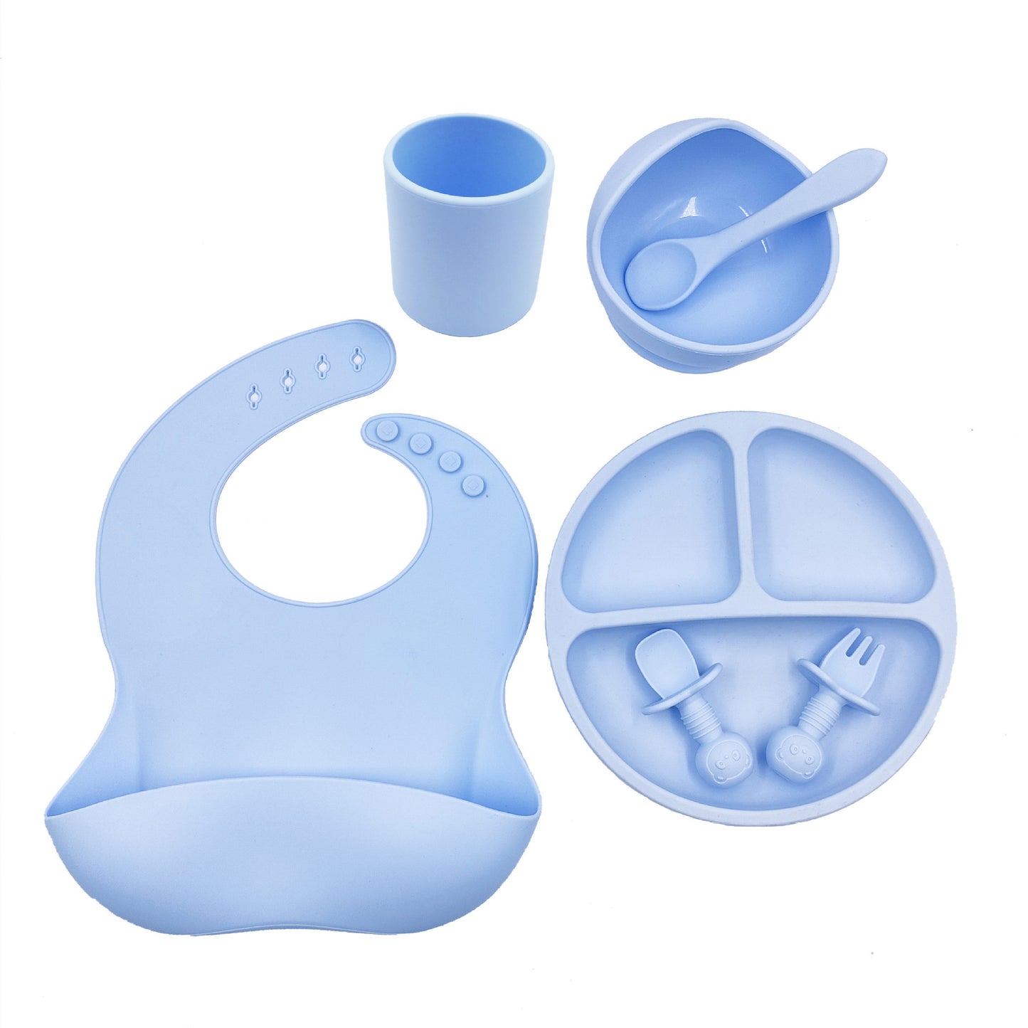 Baby Silicone Cutlery Set