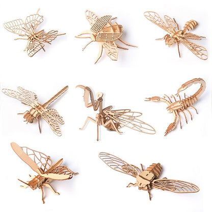 3D Insect Wooden Puzzle