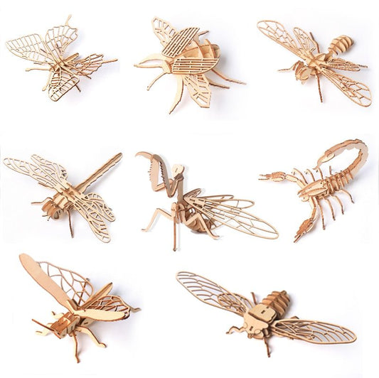 3D Insect Wooden Puzzle