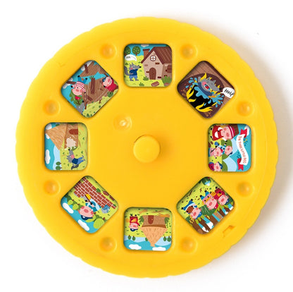 Cartoon Storybook Cards - LED Projection Flashlight