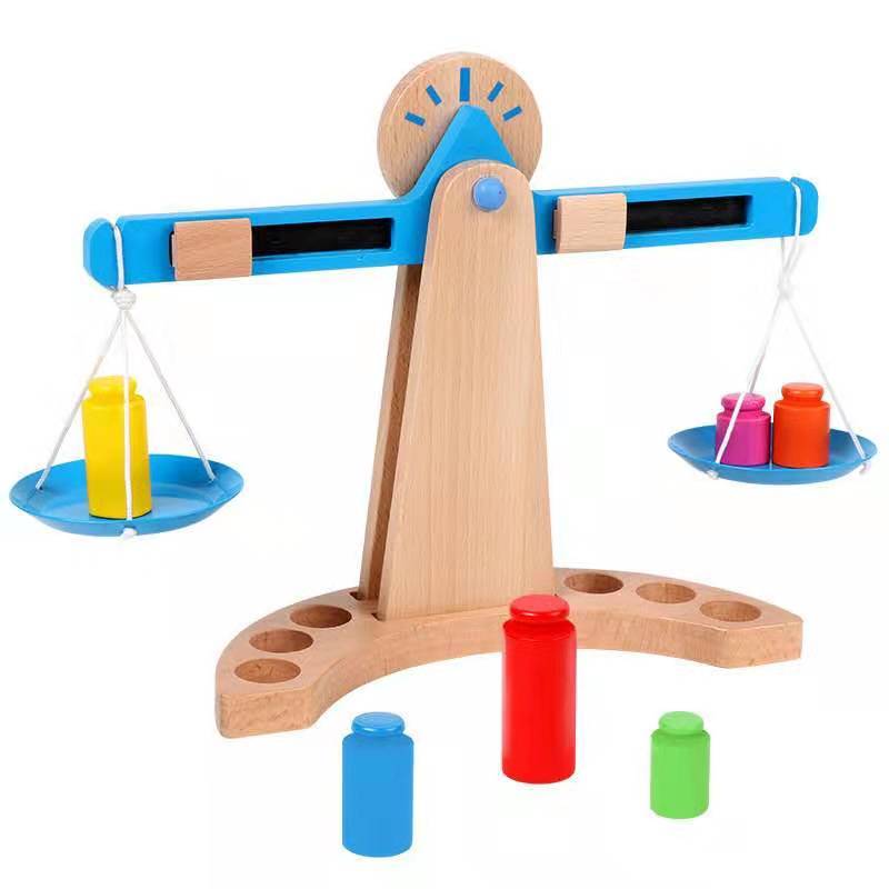 Wooden Balance Scale