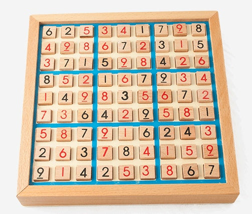 Sudoku Chess Beech table game
