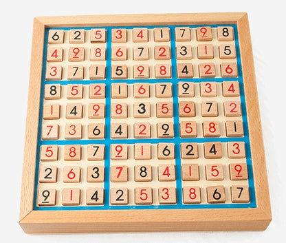 Sudoku Chess Beech table game
