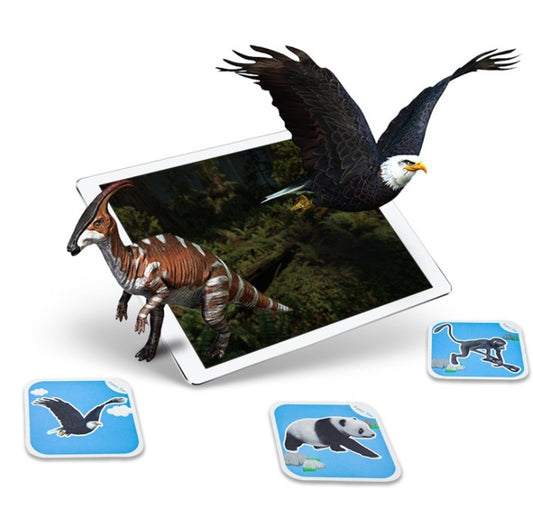 68Pcs-Set of Magic 4D English Zoo Flashcards