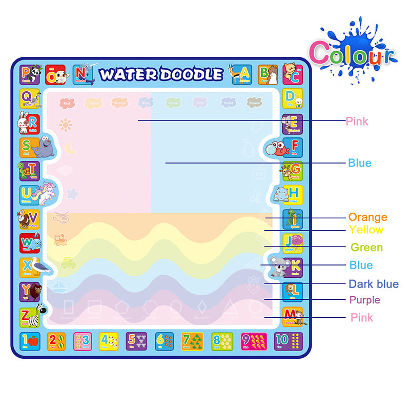 Animal Alphabet water doodle game