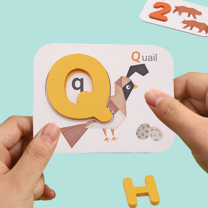 Wooden Memory Cards Game