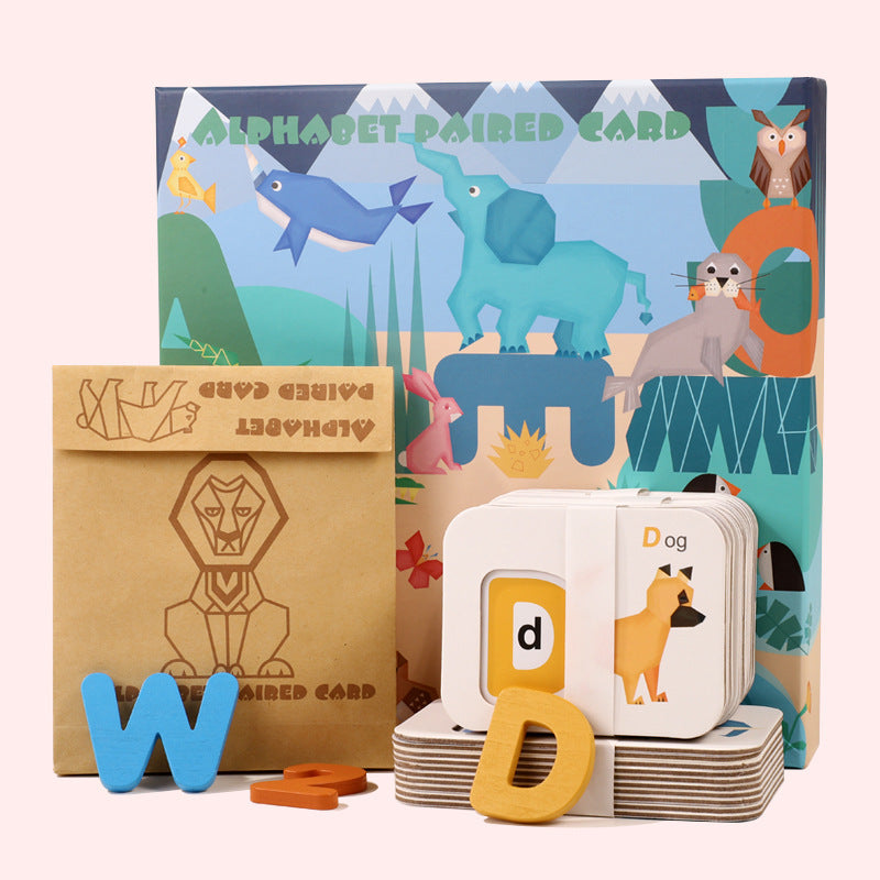 Wooden Memory Cards Game