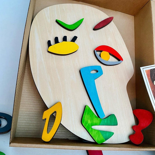 Wooden Montessori Art Puzzle