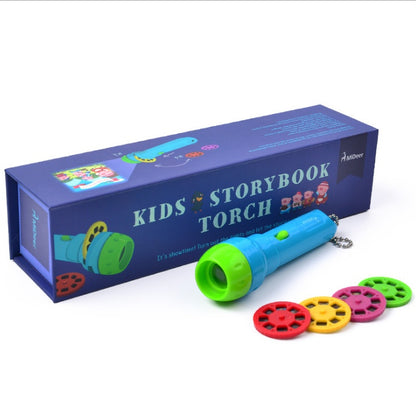Cartoon Storybook Cards - LED Projection Flashlight