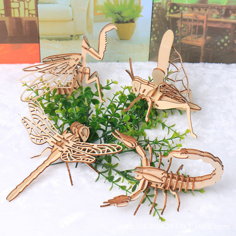 3D Insect Wooden Puzzle