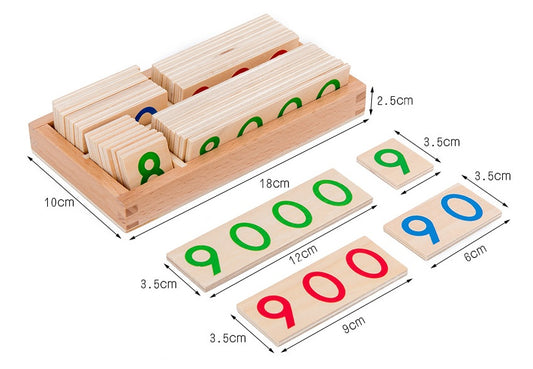 Wooden Montessori Mathematics teaching aid
