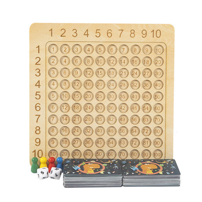 Puzzle board for Arithmetic Teaching Aid