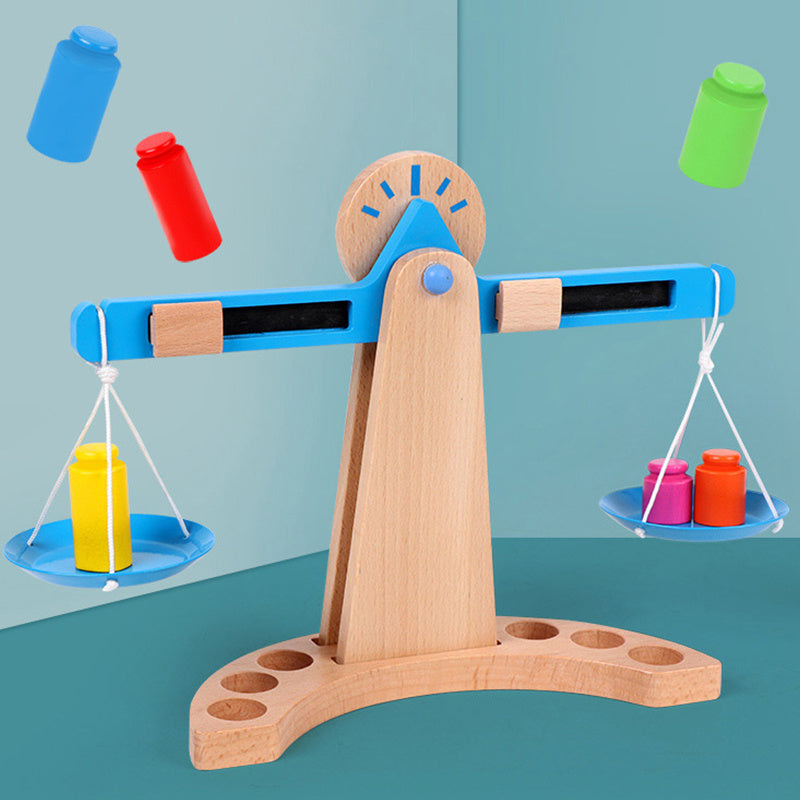 Wooden Balance Scale