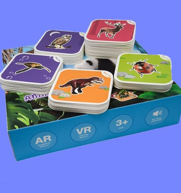 68Pcs-Set of Magic 4D English Zoo Flashcards