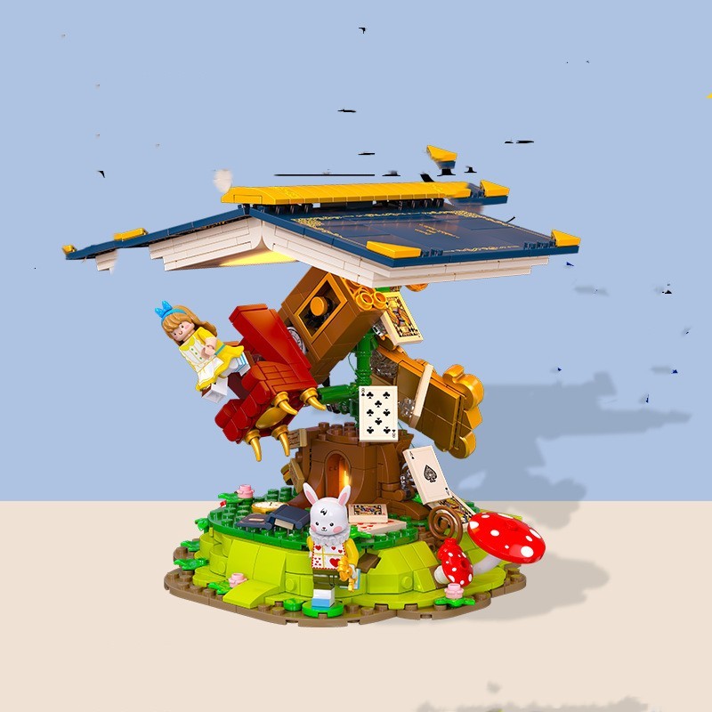 3D Building Blocks Storybook Set | 400-800 Pieces Educational Construction Toy