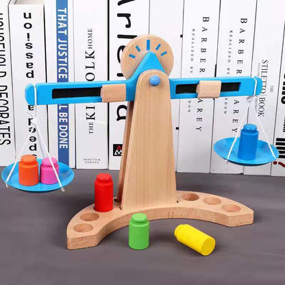 Wooden Balance Scale