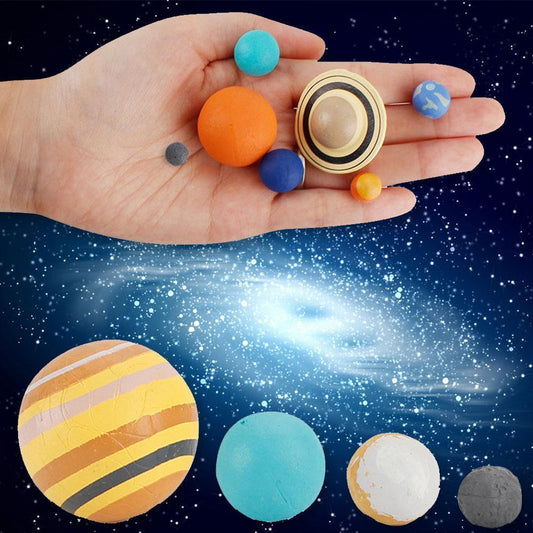 Simulation of The Solar System Model Figurines