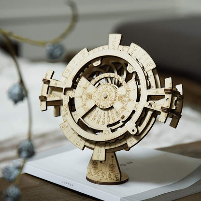DIY 3D Wooden Puzzle of Perpetual Calendar