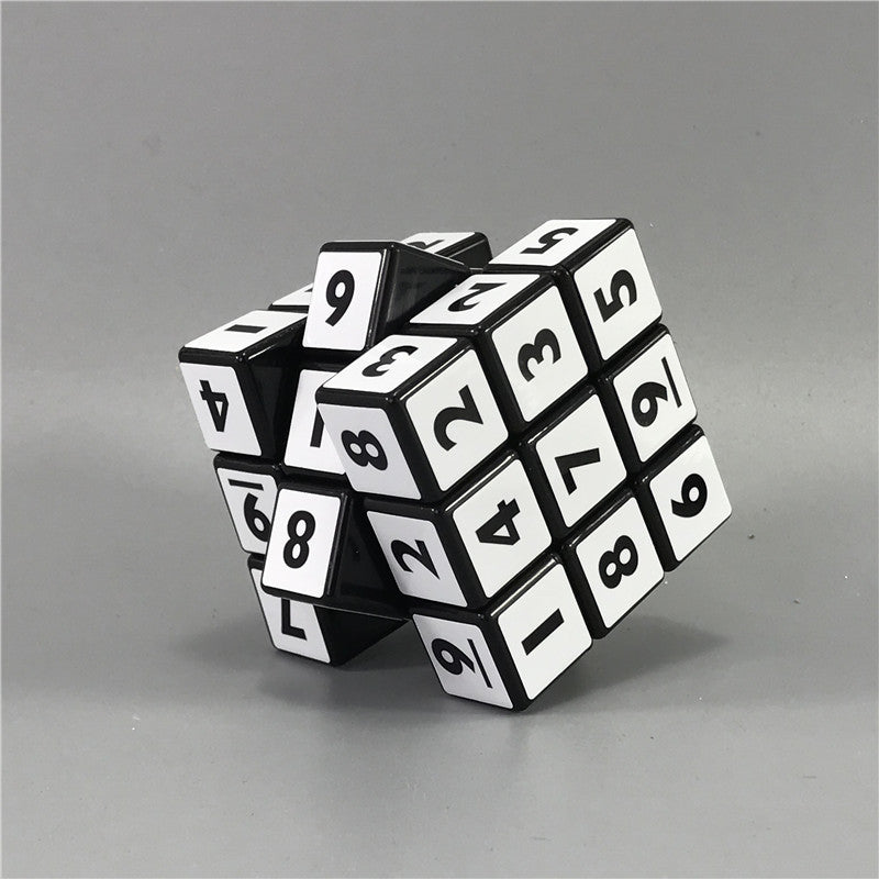 Three-order Black and White Rubik's Cube