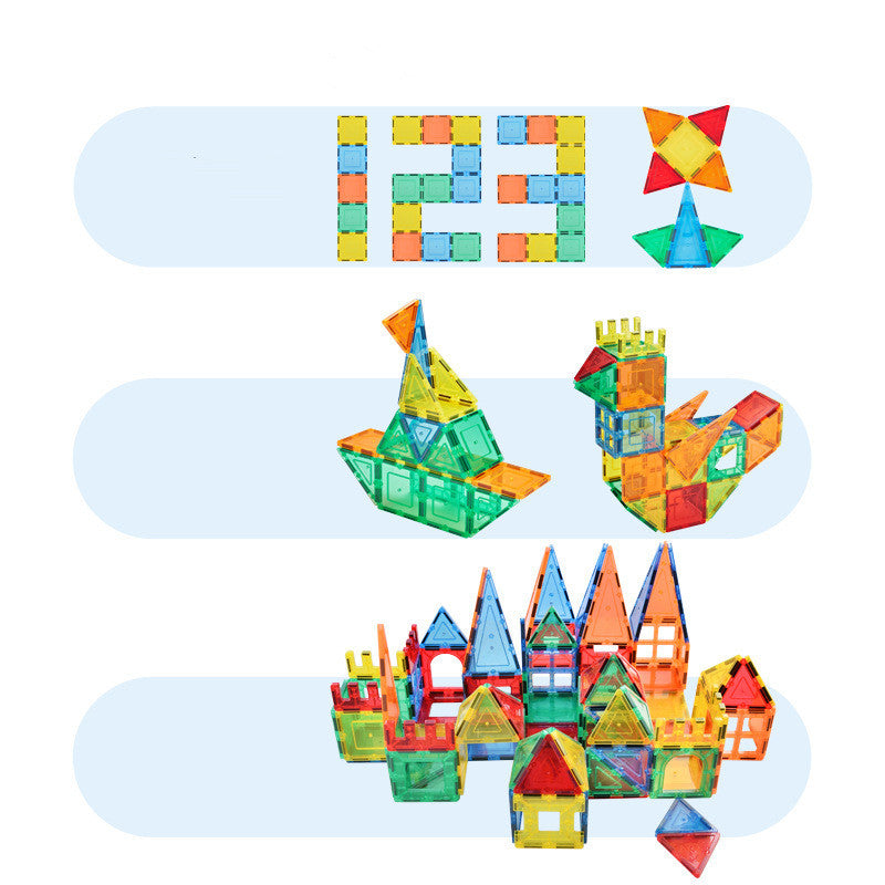 Transparent Building Blocks Toy