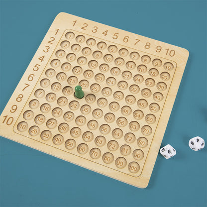 Puzzle board for Arithmetic Teaching Aid