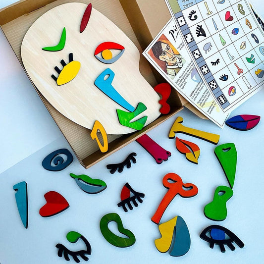 Wooden Montessori Art Puzzle