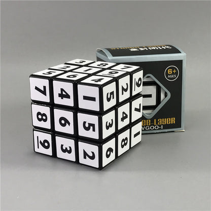 Three-order Black and White Rubik's Cube