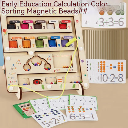 Wooden Magnetic Puzzle of Digital Colored Maze